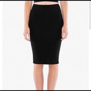 American Apparel Ponte Pencil Skirt XS